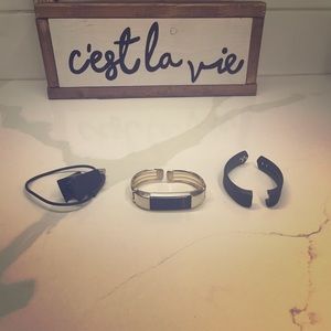 Fitbit Alta with gold band